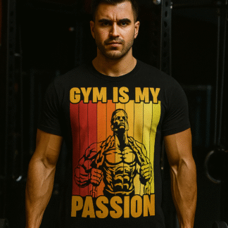 تیشرت طرح بدنسازی کد03