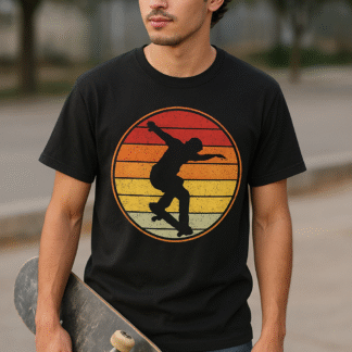تیشرت طرح اسکیت
